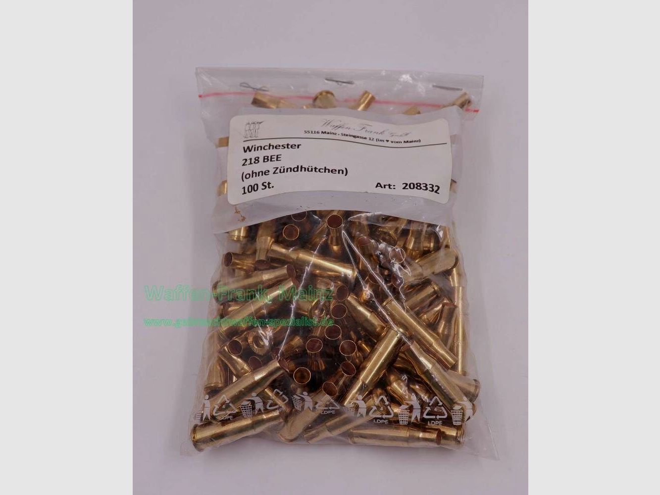 Winchester - USA Lange Geweerhulzen 218 BEE