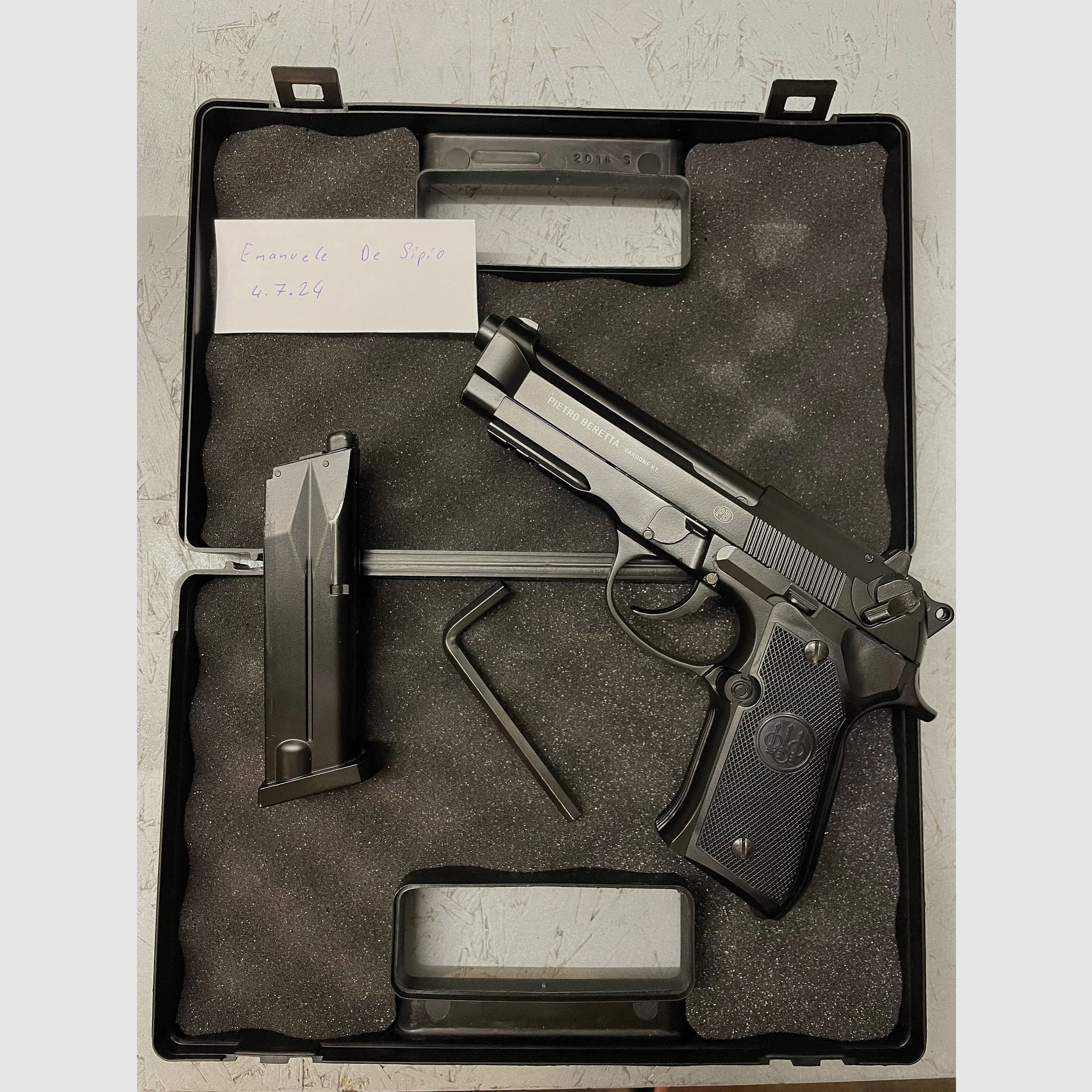 Beretta 92A1 mit Blowback 4,5mm Stell BB`s