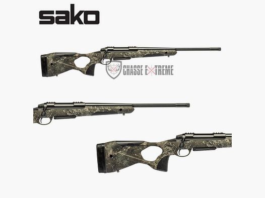 SAKO S20 Camo TTS Flutato Cerakote 61cm