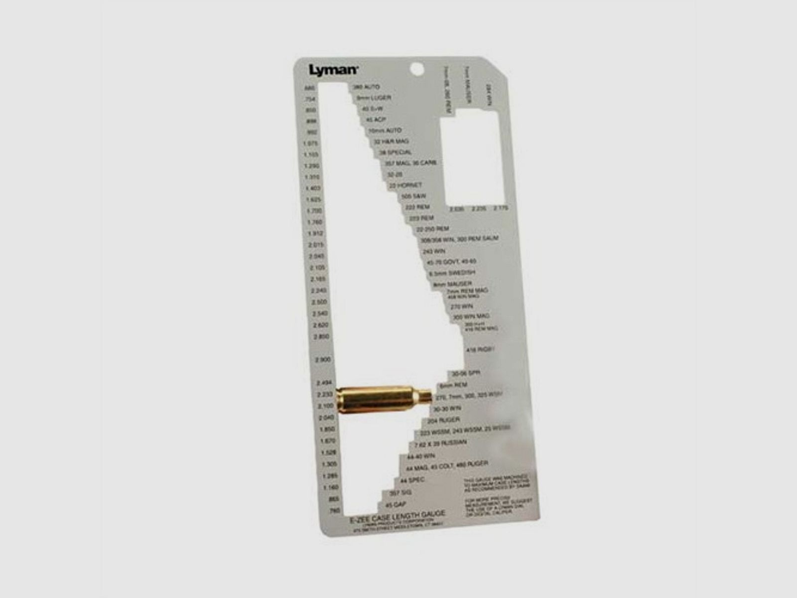 LYMAN E-ZEE Case Gage II Hülsenlehre 7832215