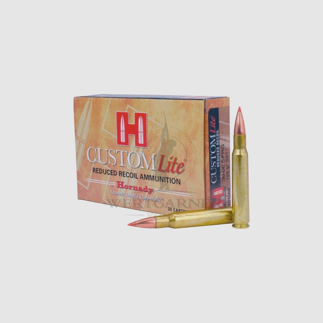 Hornady Custom Lite .30-06 Sprg. 125gr SST