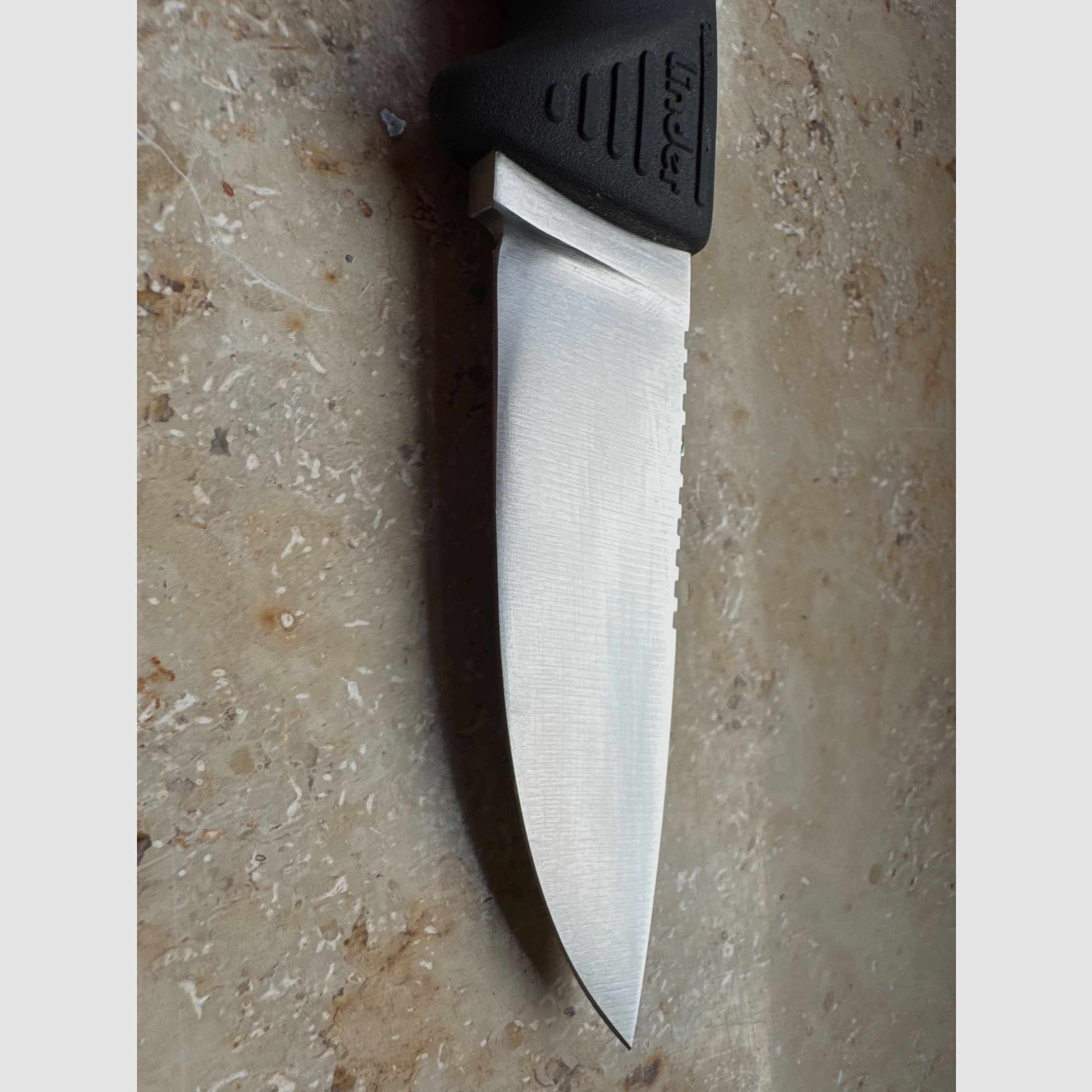 Linder Super Edge 1 ATS 34 hunting knife black, image 4 of 4