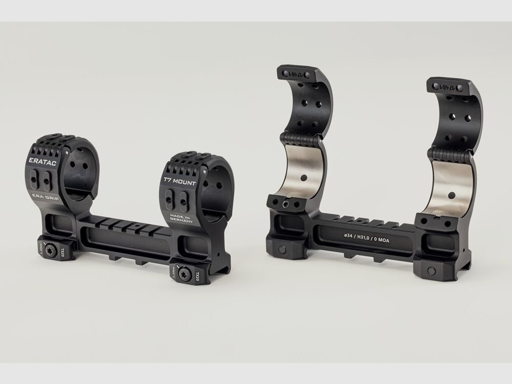 ERATAC – montaggio T7 / Recknagel Mod. corto, Ø34mm / altezza 23mm / 20MOA, immagine 2 di 2