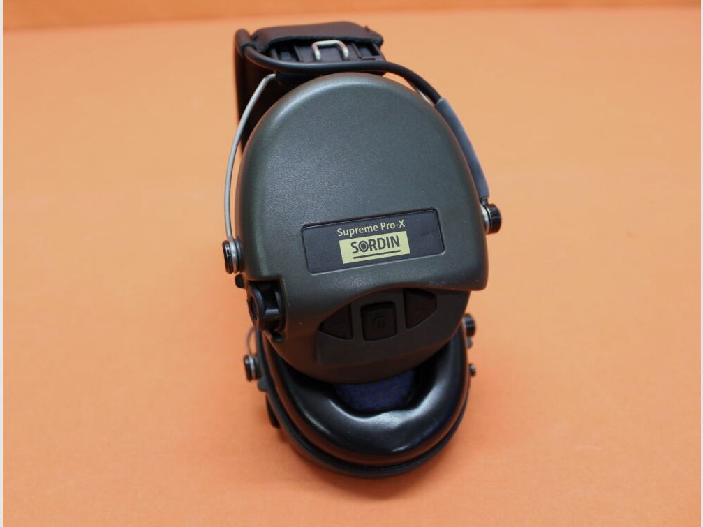 Sordin Sordin Supreme Pro-X cuffie antirumore verdi elettroniche/digitali, spegnimento automatico (75302-X/L-S)