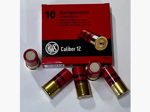 Alarm cartridges caliber 12