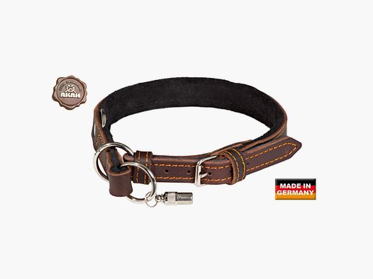 AKAH strangler with a limit made of oil leather