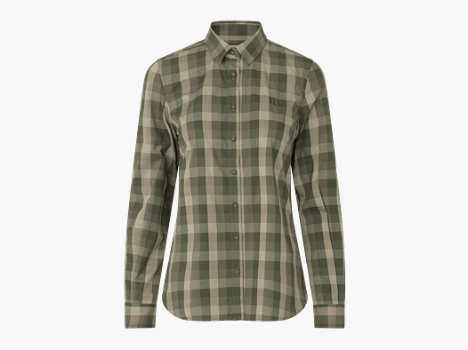 Härkila Akeena L/S Shirt Women Forest Night Check L