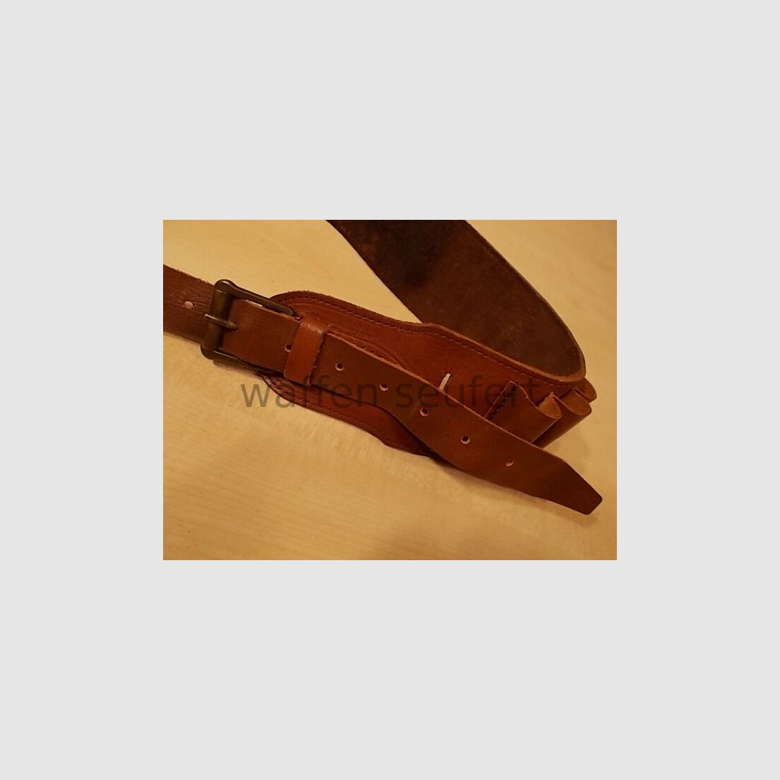 Schrotpatronengordel 12 patronen tasjes middel bijv. 30-06