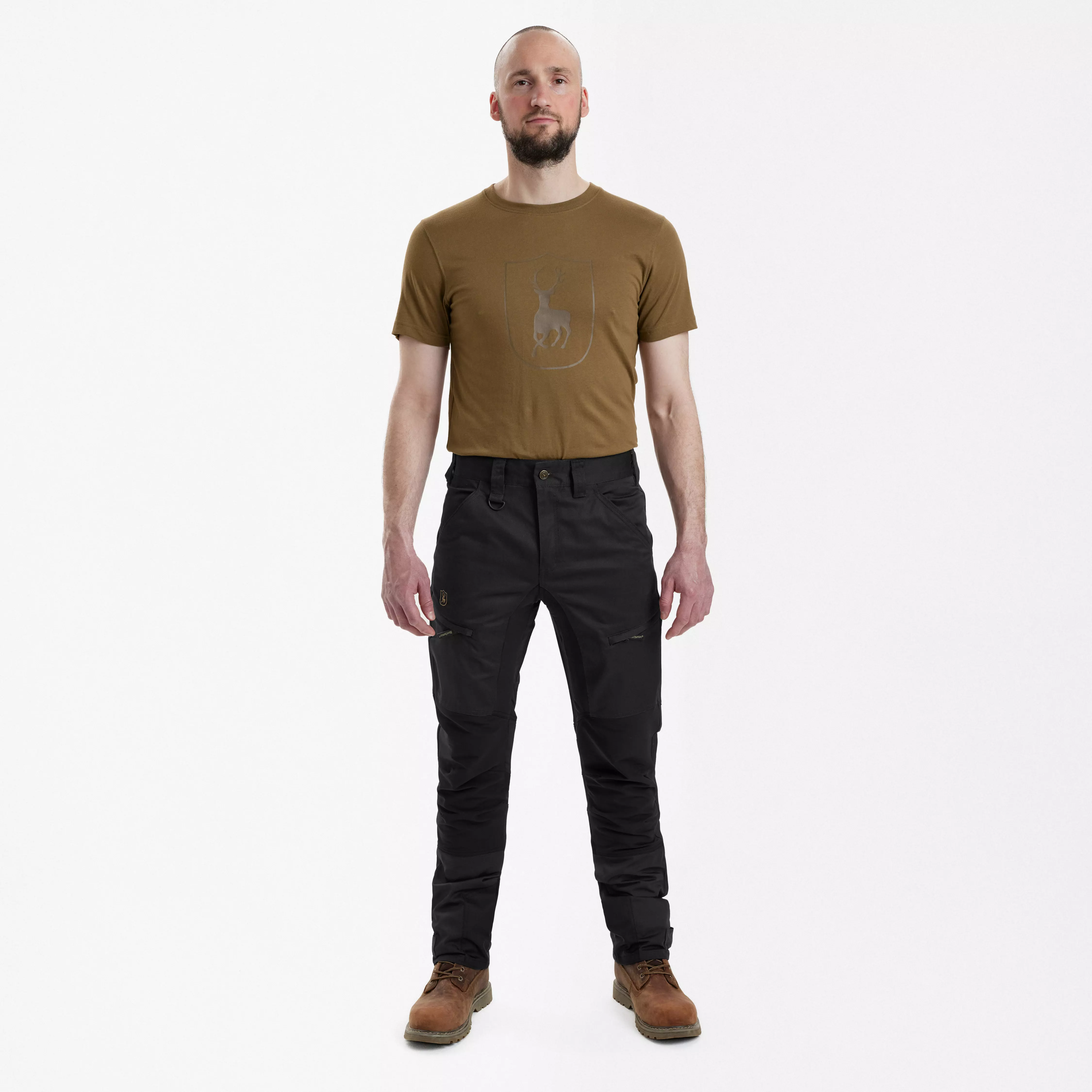 Rogaland stretchbroek met contrast - Black, afbeelding 3 van 5