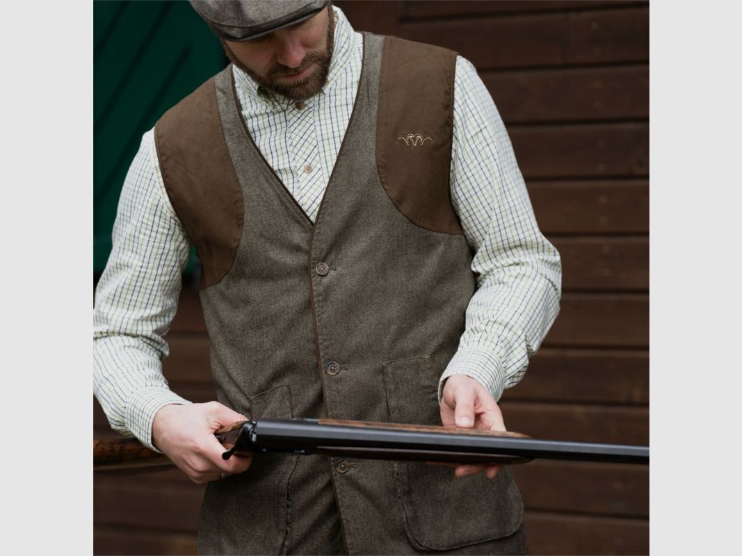 Blaser Weste Wing Vintage oliv/schwarz, Bild 10 von 10