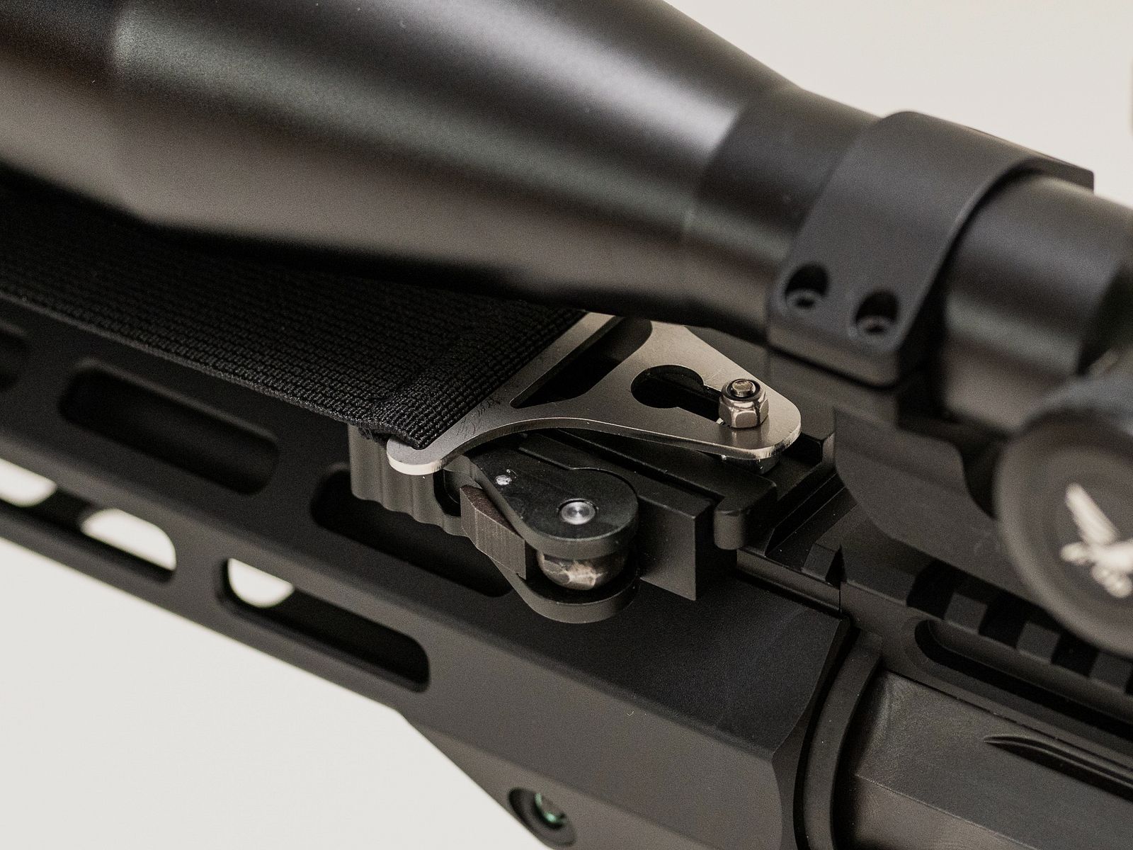 Universele flimmerband hitteband flimmerschutz Mirage met Picatinny snelspanner in 50mm