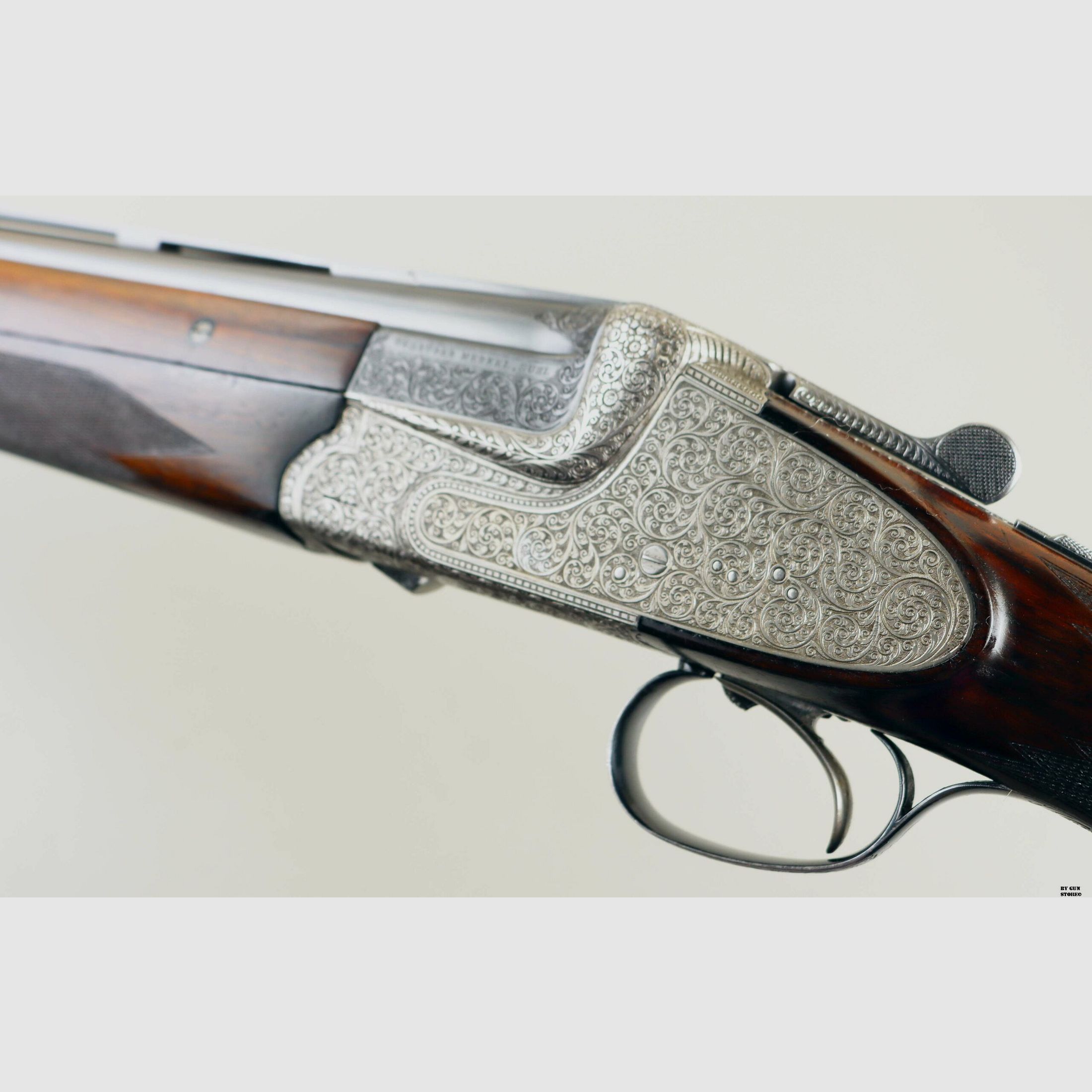 Bockdoppelflinte Merkel mod. 303E Luxe Side Lock kal. 12 matr. 62793, afbeelding 7 van 30