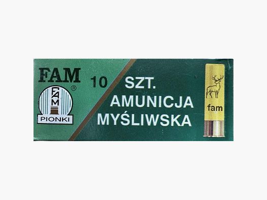 Amunicja śrutowa FAM-Pionki 20/70 myśliwska (2/0) 24g