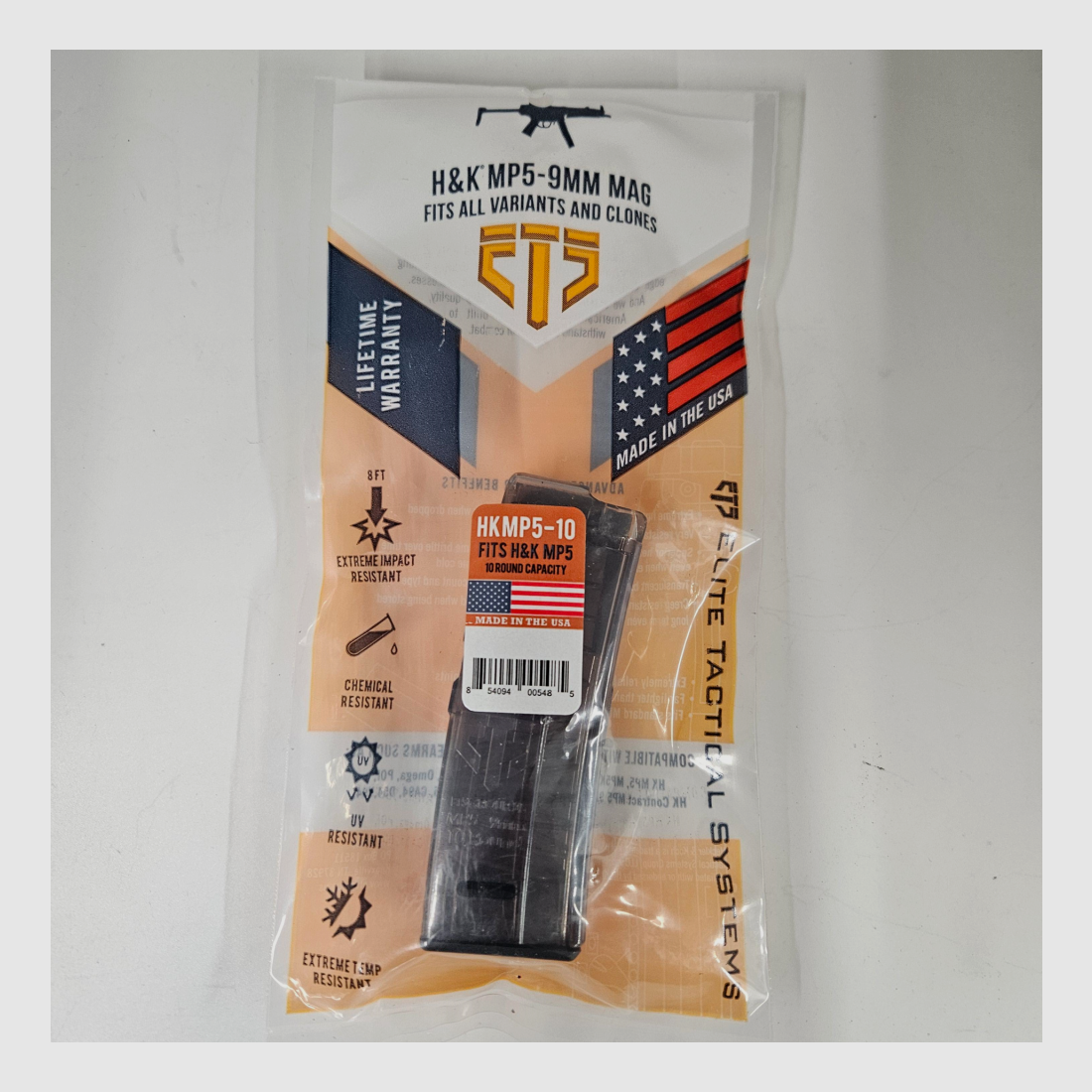 HKMP5 10RD 9MM MAG