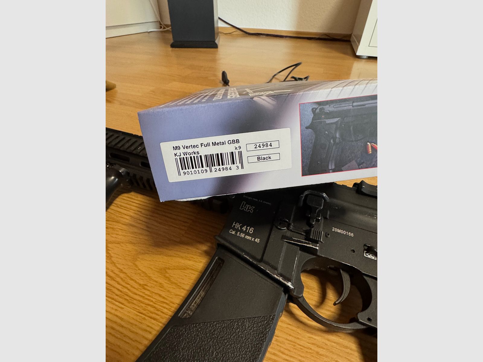 HK416 S-AEG FULLL METALL Umarex & Beretta M9 Greengas Full Metall 
