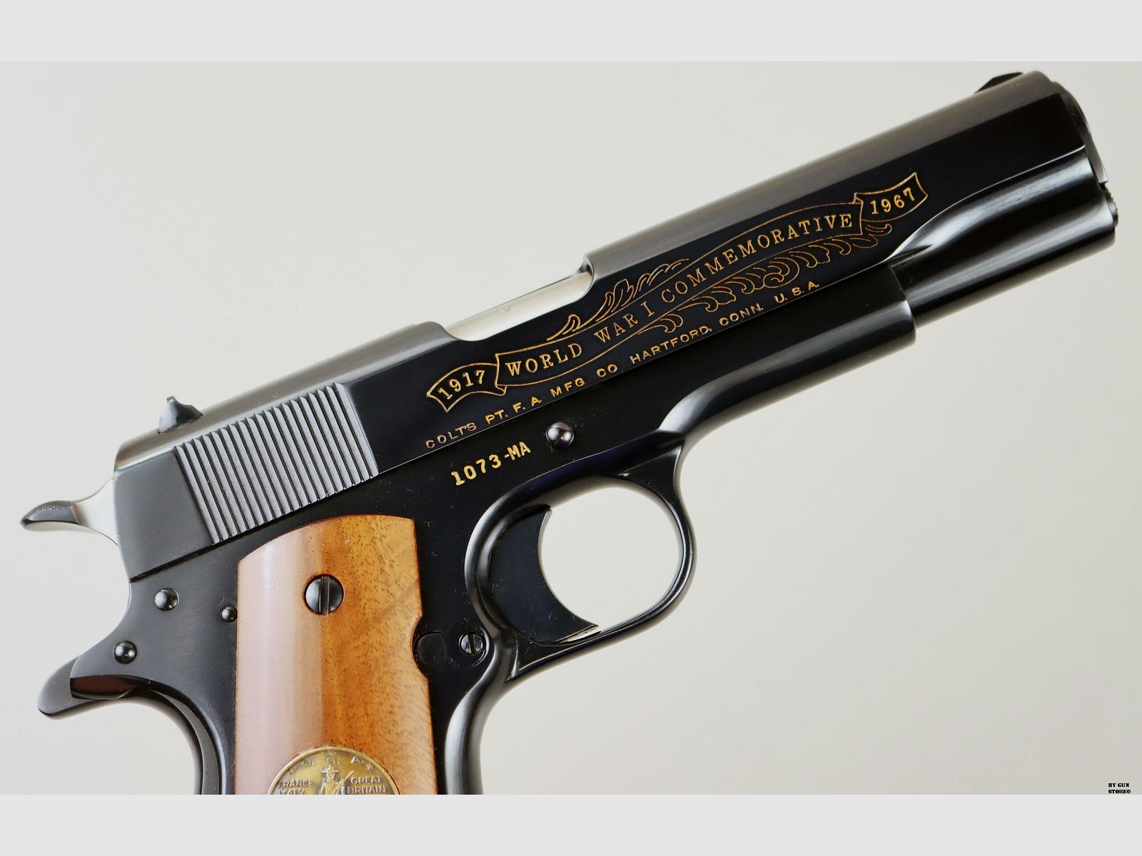 Pistola Colt mod. 1911 Meuse Argonne Commemorativa cal. 45 Acp matr. 1073MA, immagine 8 di 11