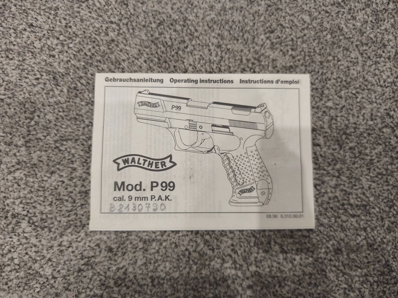 Walther P99 Schreckschusspistole im Kaliber 9 mm P.A.K., Bild 12 von 12