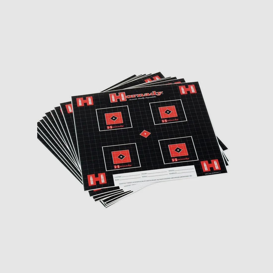 Hornady Lock-N-Load TARGET Conjunto de Objetivos 10 Piezas (10 Piezas de Objetivos)