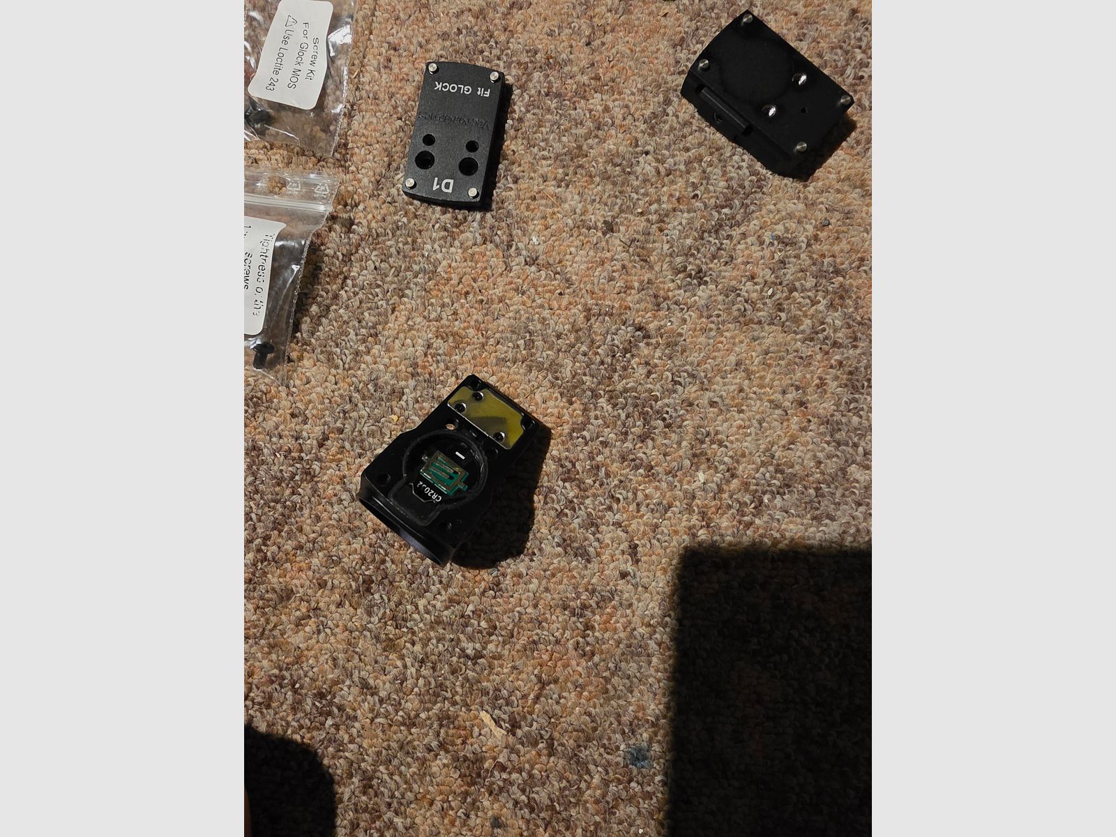 VECTOR OPTICS Red Dot Sight Set 3 MOA for Glock Pistol Red Dot Sight Reflex Sight 1x20x28 Red Dot Frenzy X