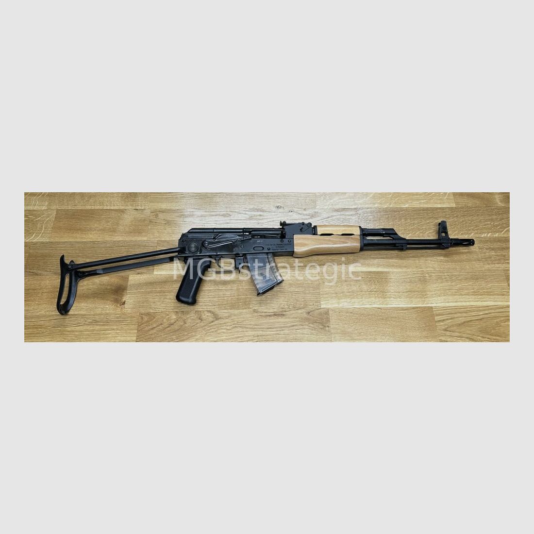 Cugir Modell 64 - halbautom. Büchse 7,62x39 - 42,5 cm Lauf Unterklappschaft Modell 64 - Lauf hartverchromt - zivile Version AKMS / System AKM / AK47 AK-47