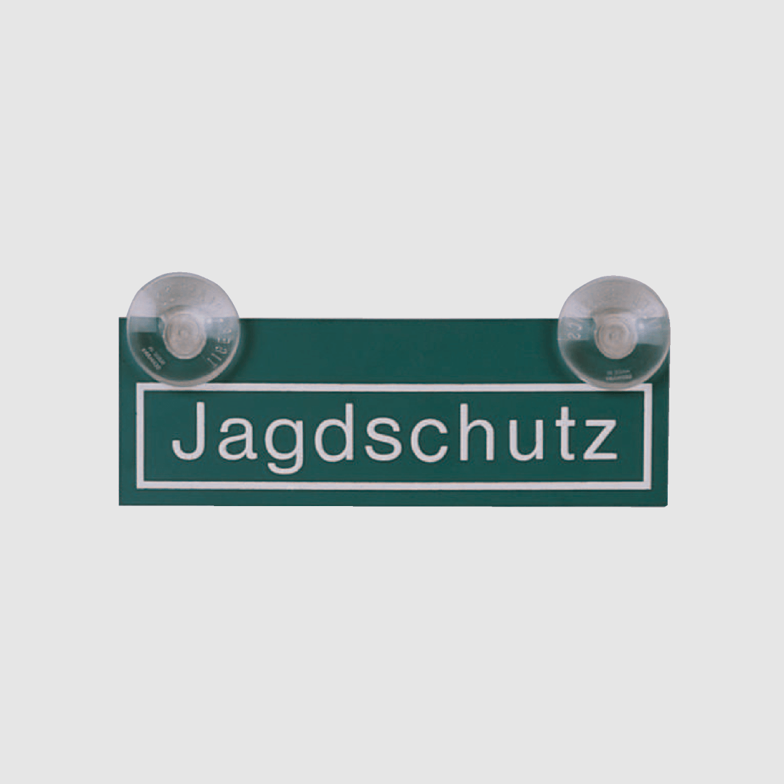 Schild "Jagdschutz", Kunststoff