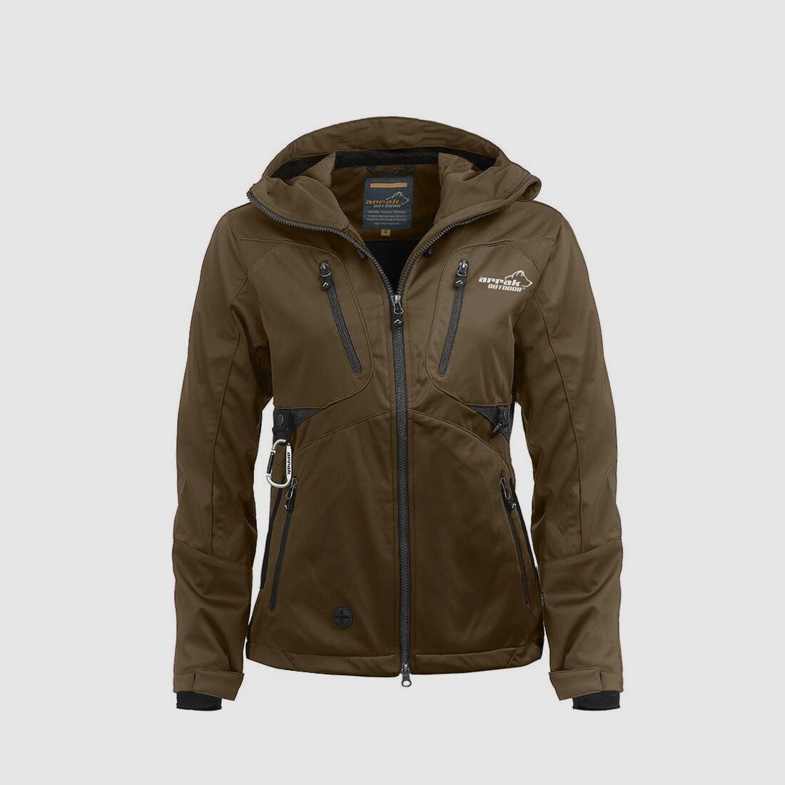 Arrak Akka Veste Softshell Femme Marron XS