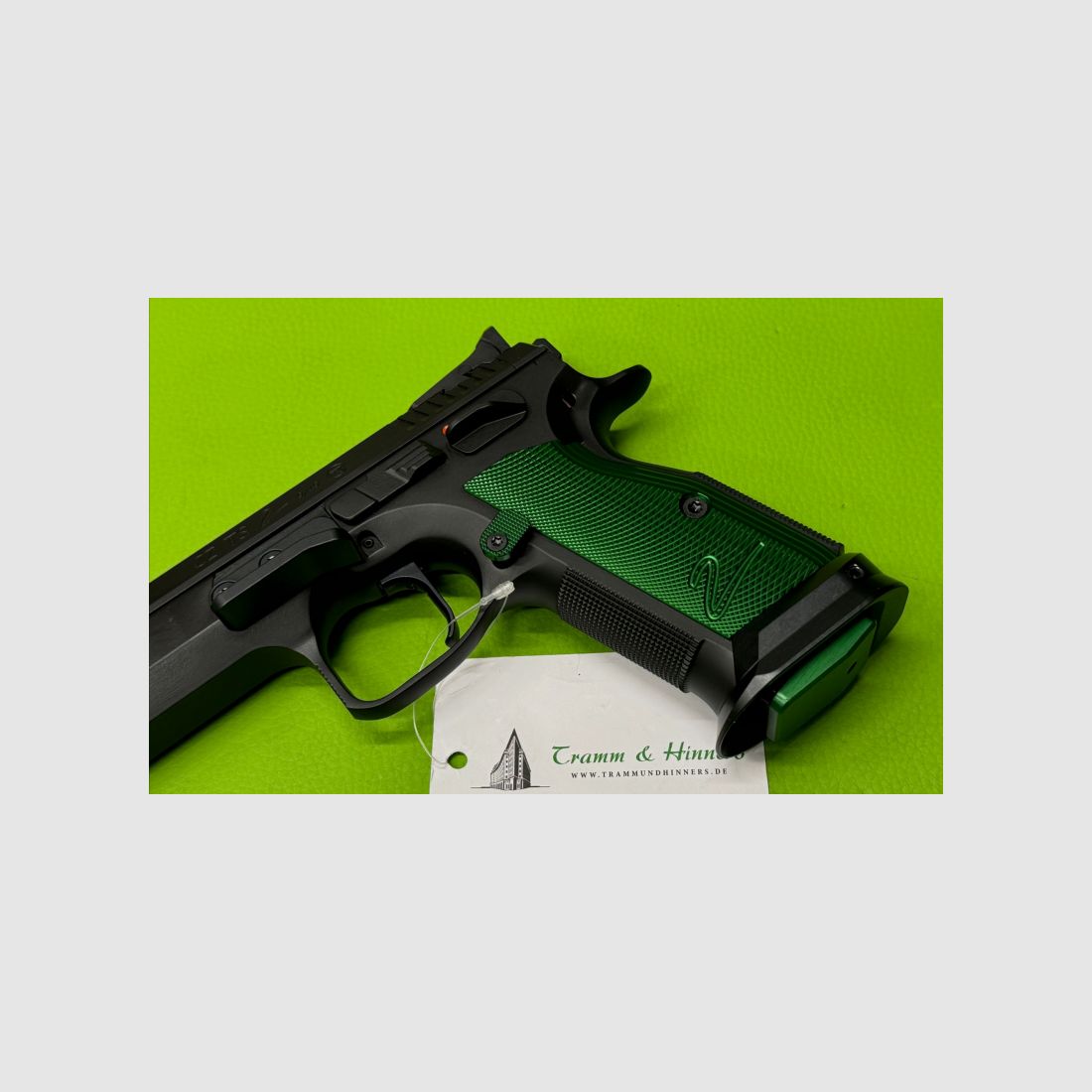 CZ TS 2 Racing Green 9mm Luger - halbautomatische Pistole - Neuwaffe