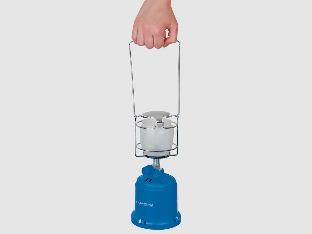 Gaslampe Lumogaz Autonomie 5h Glas blau Ø 12 cm x H 26 cm, Bild 5 von 11