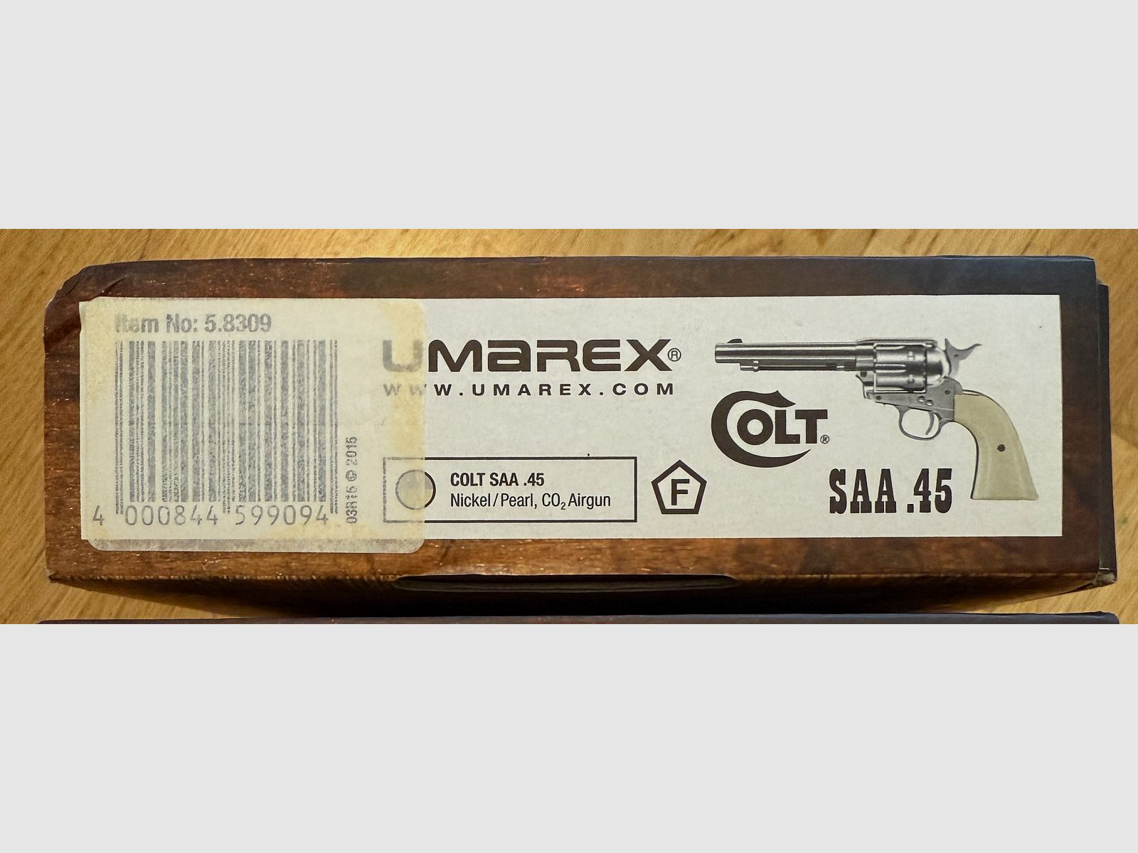 Umarex CO2 Colt SAA 45 Nickel 4.5 mm BB