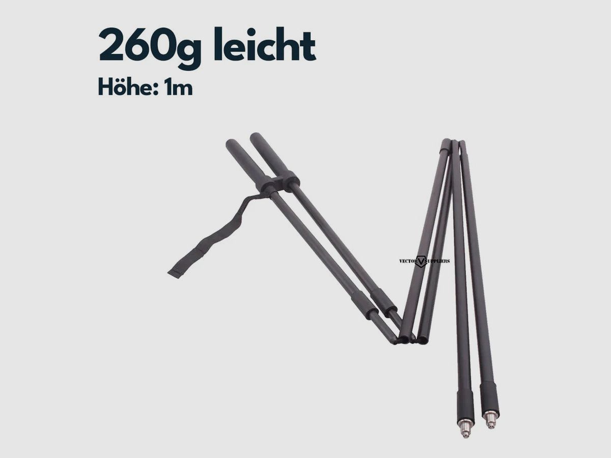 Vector Optics SCOT-12 – bastone da tiro pieghevole, 1 m