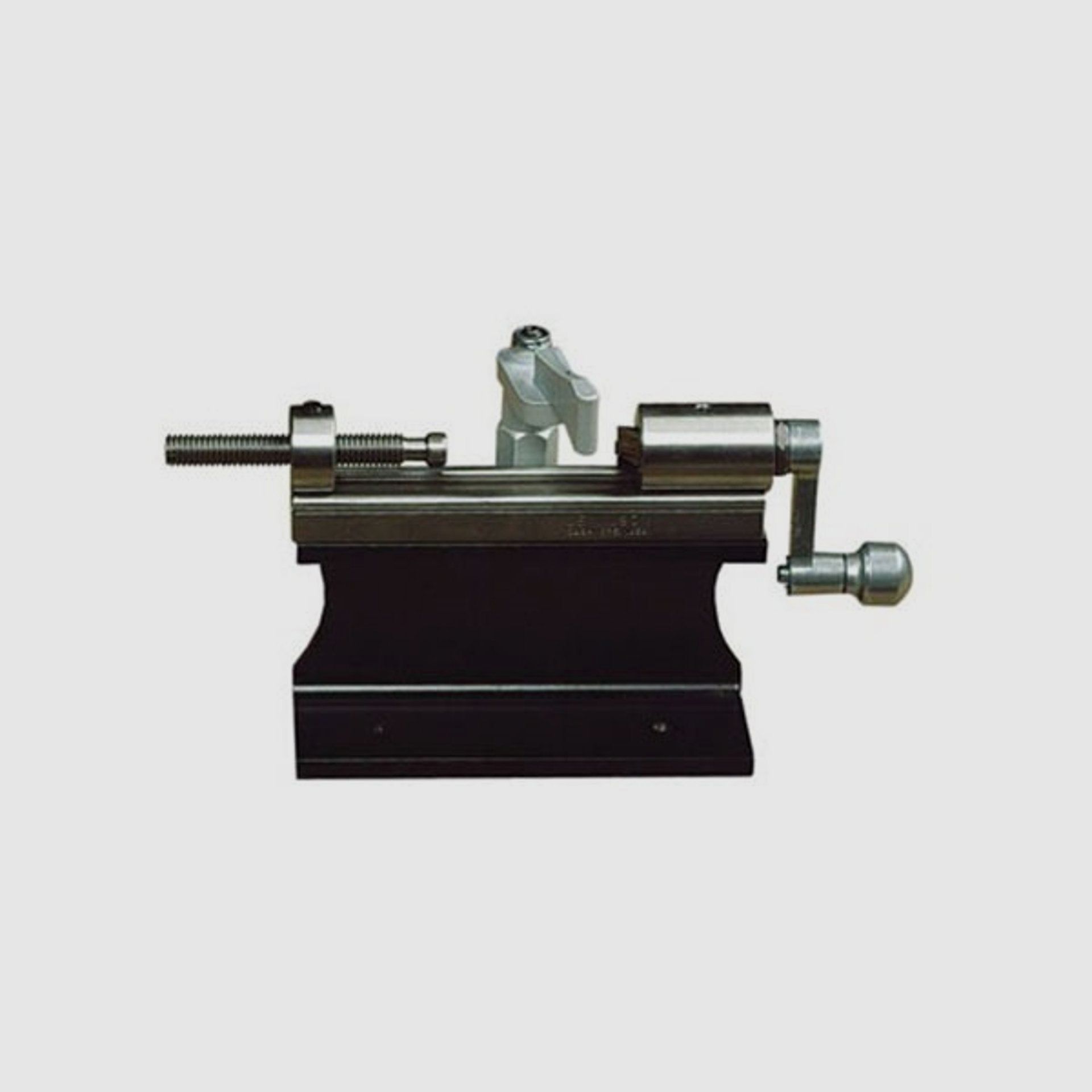 SINCLAIR/L.E. WILSON Stainless Steel Case Trimmer Set with Stand and SharkFin Clamp