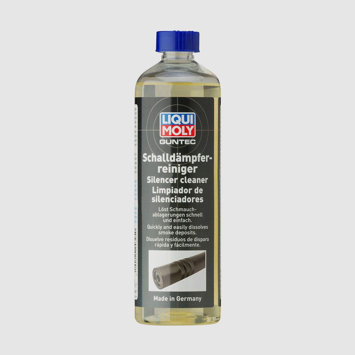 GUNTEC Pulitore per Silenziatori Bottiglia 500ml