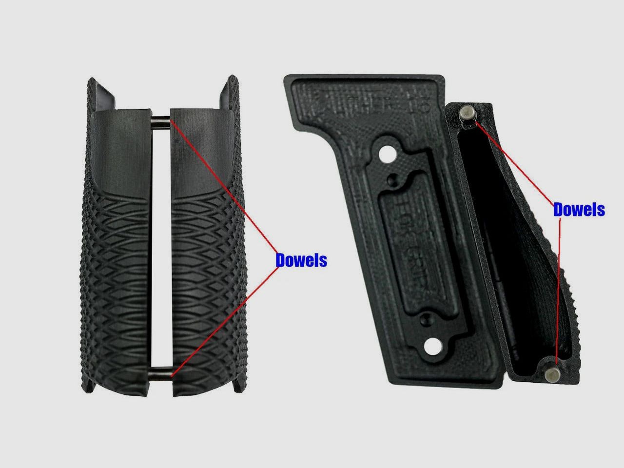 Veloce Grip Panels, Walther PDP Steel Frame (Palm Swell), image 5 of 6