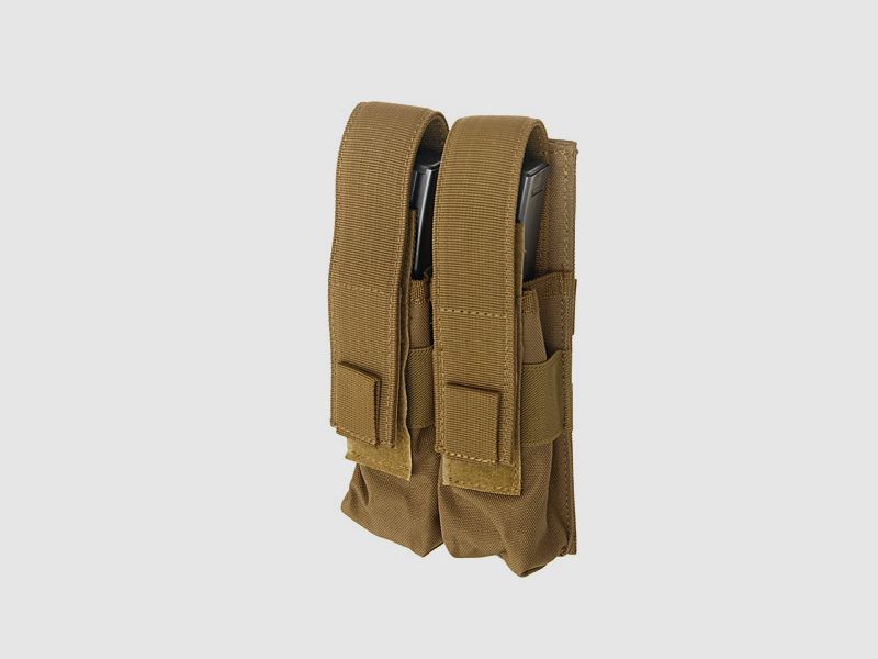 2er Magazintasche "M5", Molle&Cinturón (Tan/Coyote)