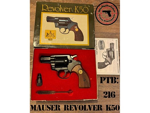 Sammlerwaffe SRS-Revolver  MAUSER  Mod. K50
