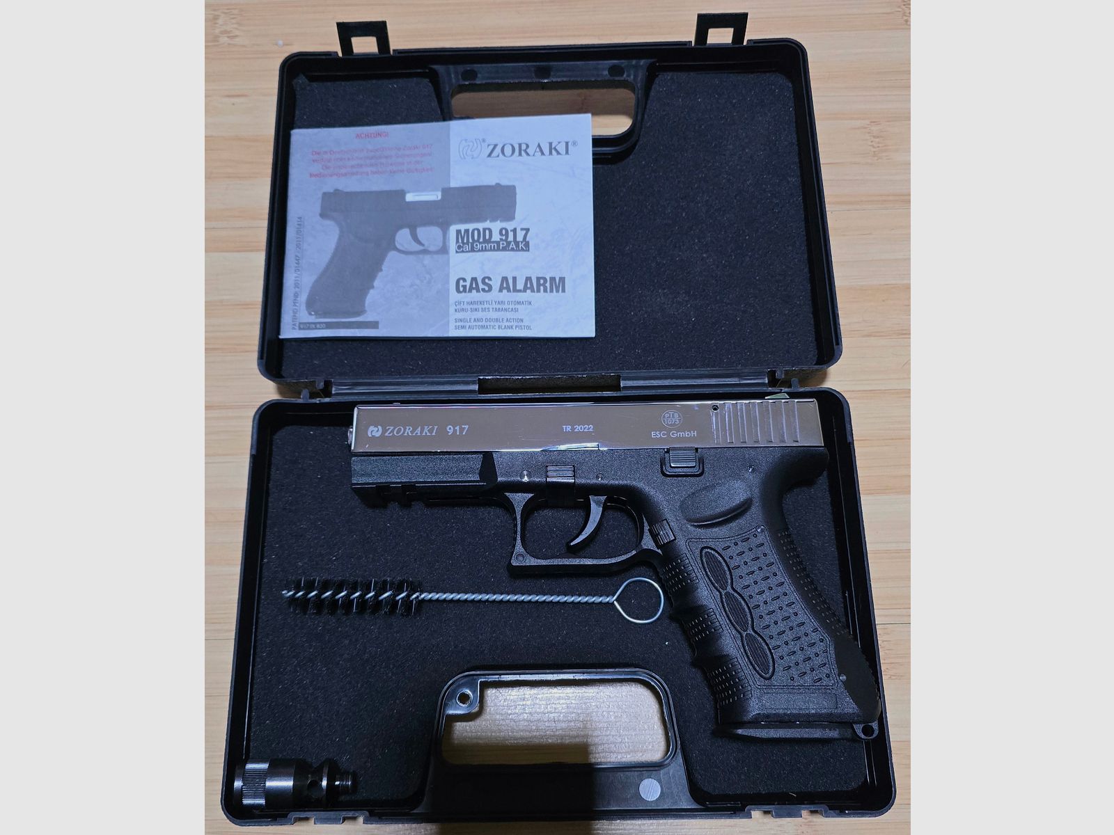 Zoraki 917 Chrom Schreckschuss 9mm PAK 