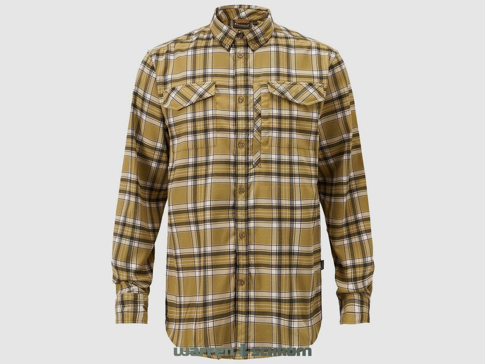 Pinewood Hemd Abisko Hiking Flanel Gouden Hooi