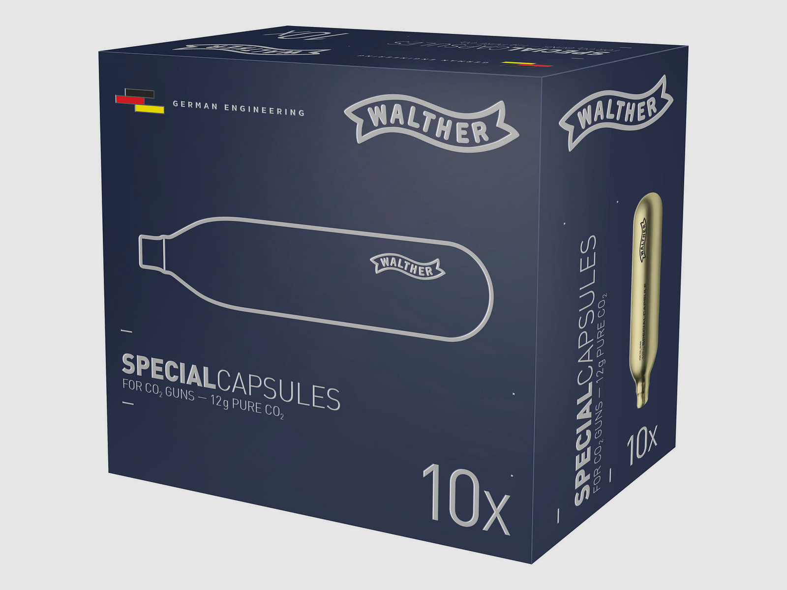 Walther 10er CO2 Kapsel 12g