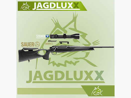 Sauer 505 Synchro XT im Komplettset mit Steiner Ranger 4 3-12x56 mit Schiene