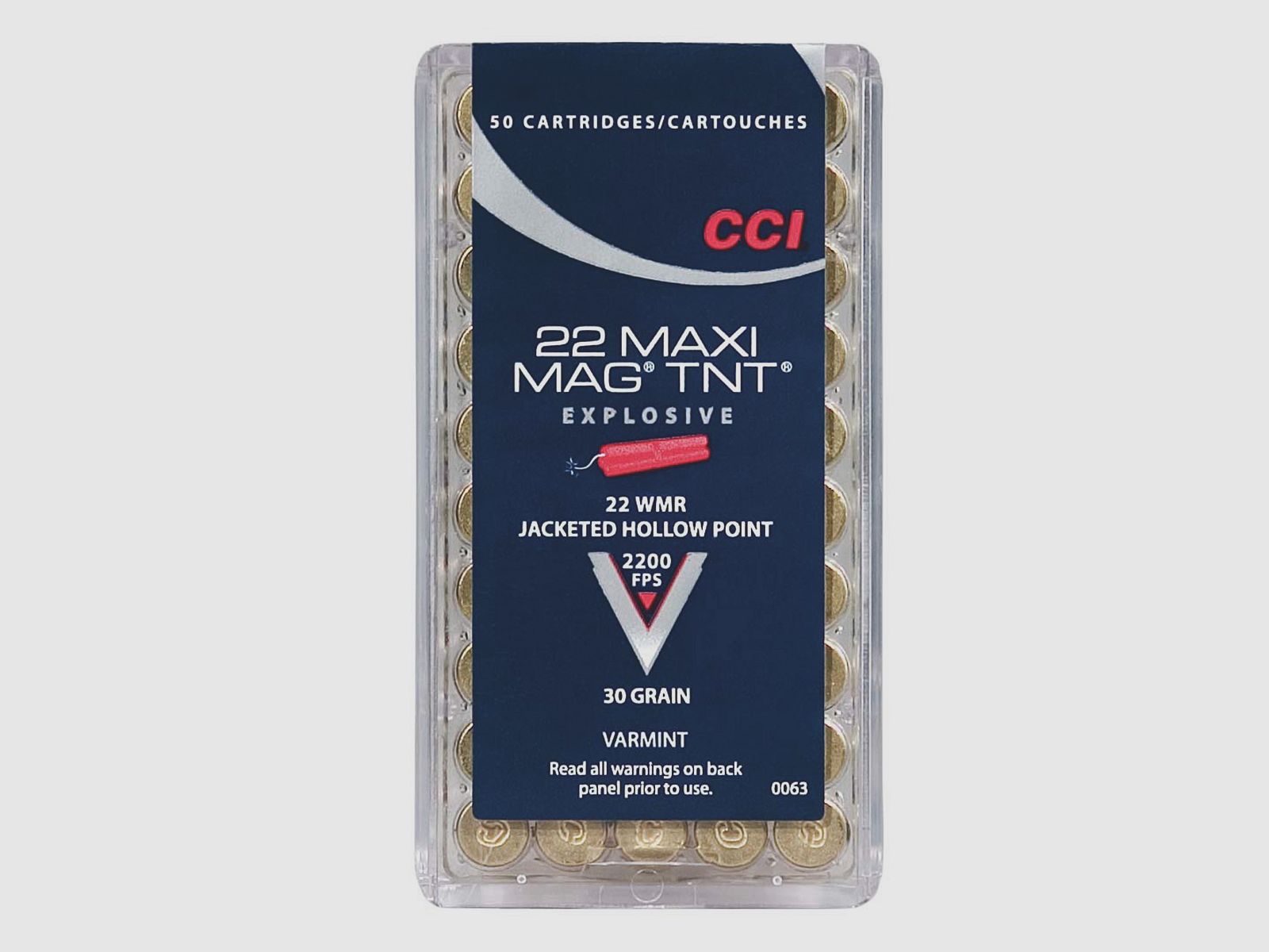 CCI .22WMR Maxi Mag. 30gr TNT – 50 pezzi