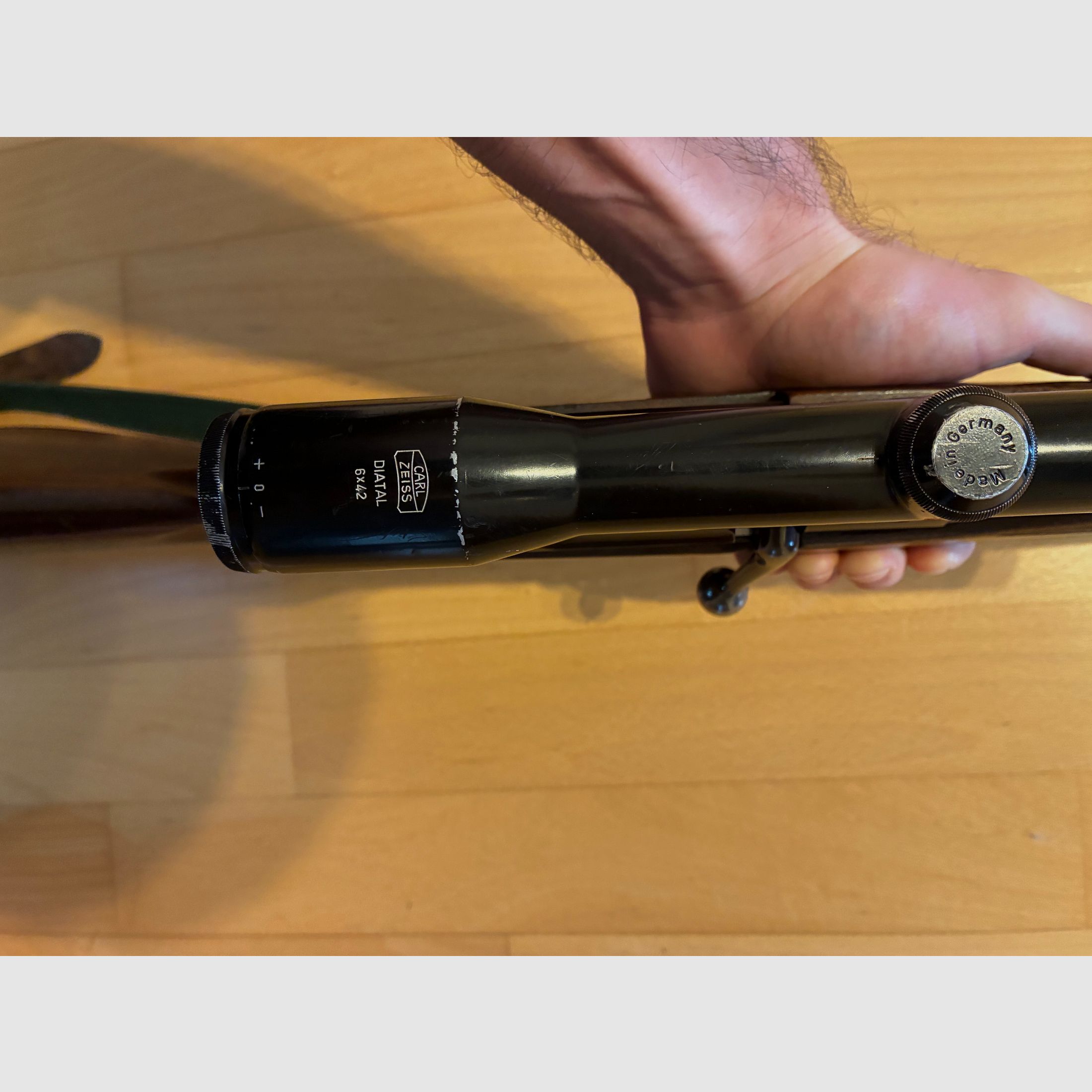 Mauser 66 bolt-action rifle in caliber 7x64 with Zeis Diatal 6x42 scope