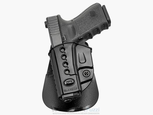 Fobus Paddle Holster SINISTRO per pistole Glock compatte angolo regolabile