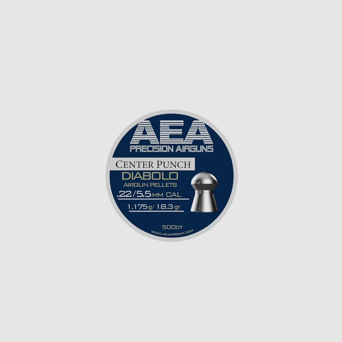 AEA Precision Center Punch Diabolos .22 (5,5 mm) – 18,3 gr