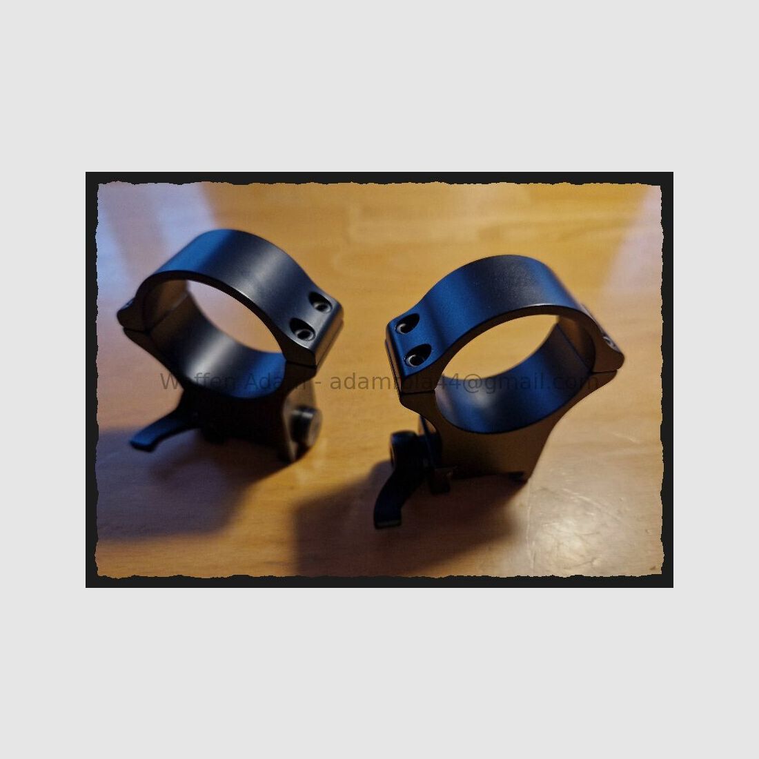 ERA Recknagel bouwhoogte 19mm Weaver -snelle montage 36mm met hendel