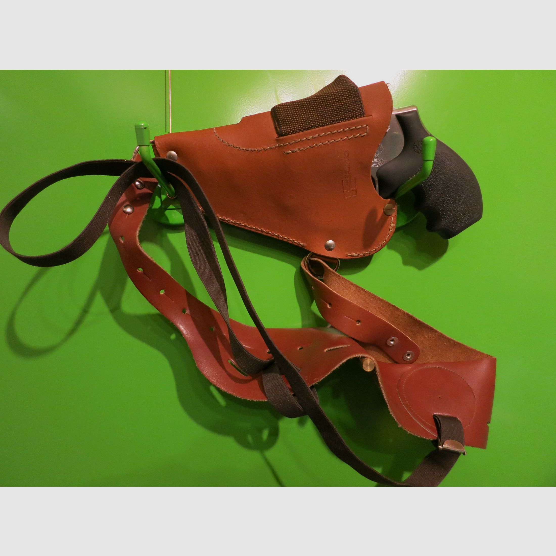 Funda de hombro ME Solingen Revólver 2,5", cuero #7-