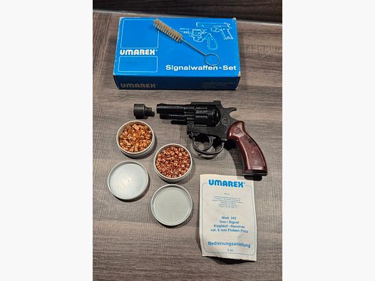 Umarex Modèle 343 revolver à blanc 6mm Flobert ***peu utilisé***