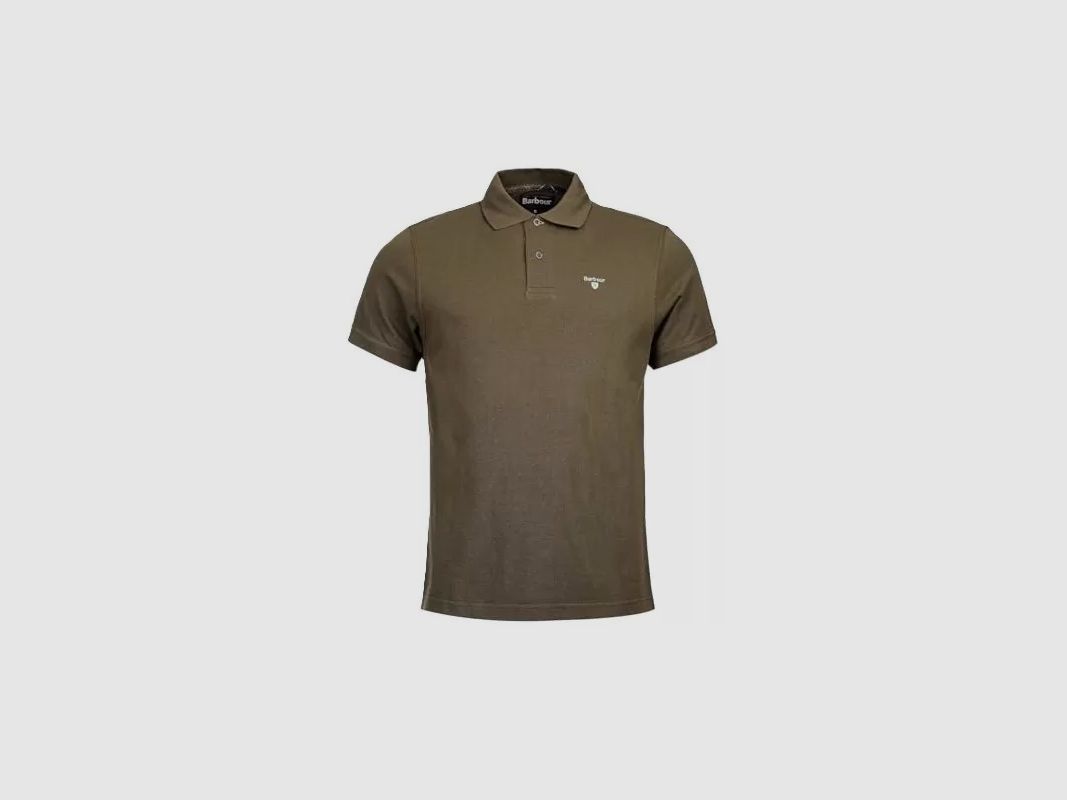 Barbour Sports Polo Dunkeloliv