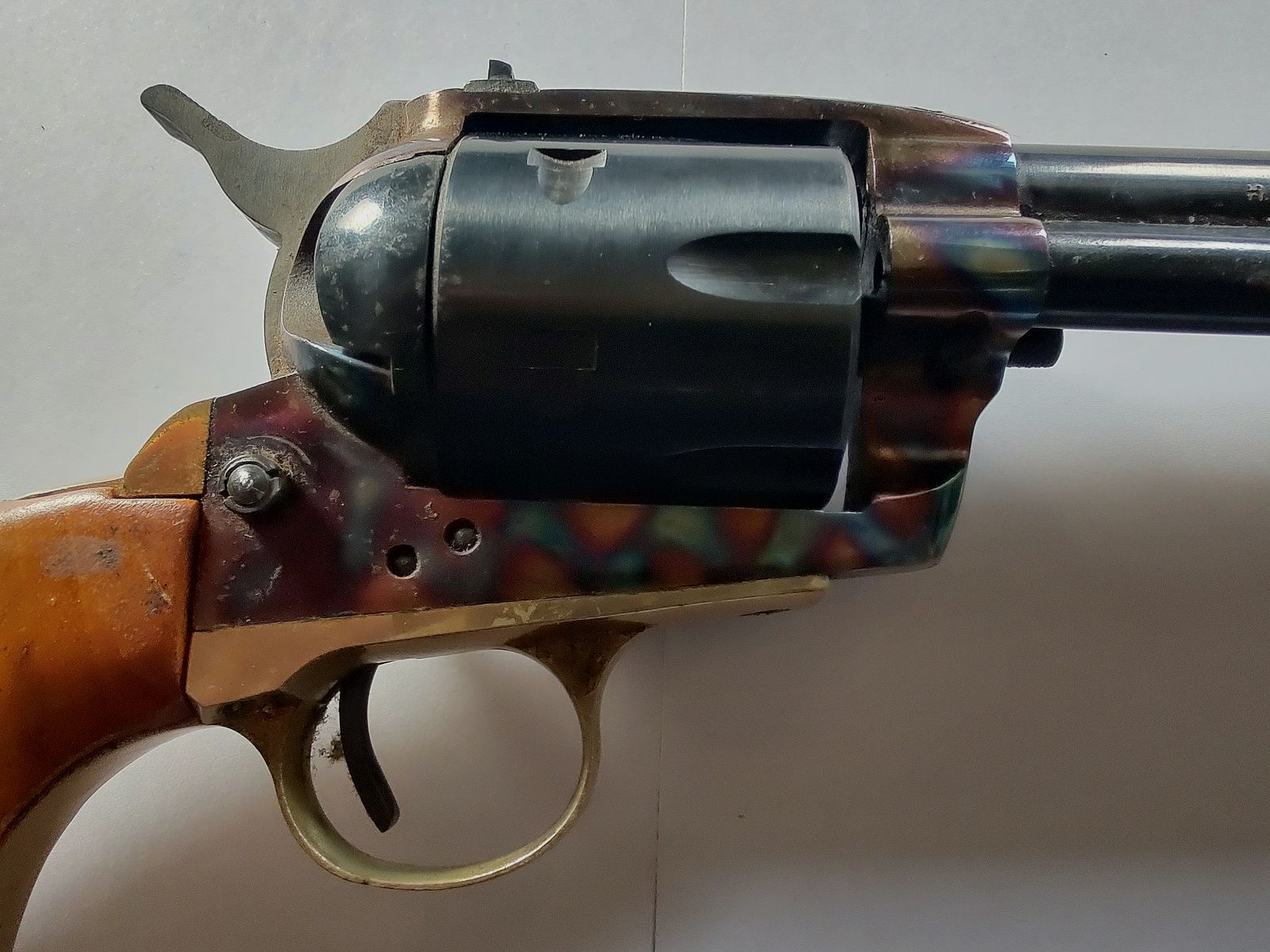  RARITÄT: Herbert Schmidt Mod. 121 Buntline Special | PTB 259 | Kal. 9mm R Knall | inkl. originaler Schulterstütze & historischem Kaufprospekt!