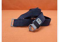 DDR NVA SURPLUS Kalashnikov AKM: Carrying strap fabric blue-gray NVA with carabiner hook (also suitable for AK74) SURPLUS