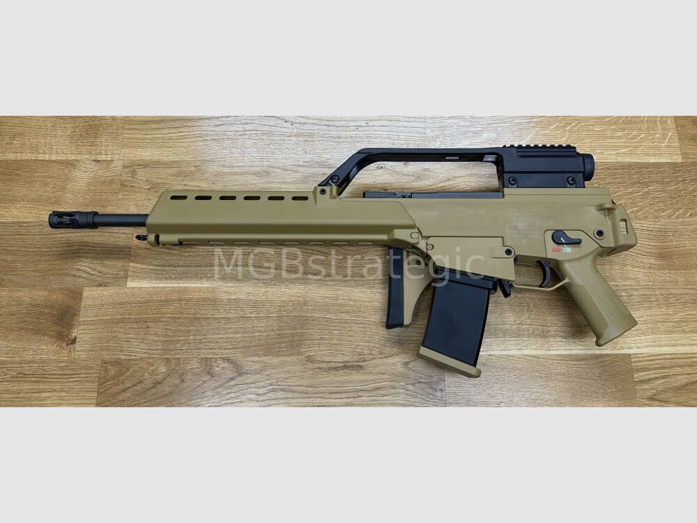 Heckler & Koch HK243 S SAR - colore sabbia - Il G36 civile è approvato per uso sportivo! Colore sabbia / con originale G36 maniglia di trasporto 3x e rail Picatinny